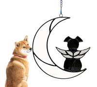 Memoriale per animali domestici in acrilico macchiato - Regalo di simpatia per cani per perdita | Decorazione per souvenir sincero, ricordo di comfort per gli amanti degli animali, scheda di lutto