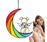 Memoriale per Cani in Acrilico Macchiato, monumento ai Cani Arcobaleno | Regalo commemorativo per Cani - Regalo ricordo pottable, Regalo di condoglianze per Albero di Natale