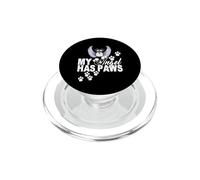 Memoriale per cani Schnauzer My Angel Has Paws Love Sympathy PopSockets PopGrip per MagSafe