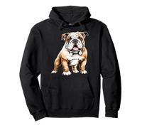 Memoriale per l'allevatore di Cuccioli di Bulldog, Mamma e papà Felpa con Cappuccio