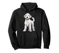 Memoriale per l'allevatore di Cuccioli di Cane Bedlington Terrier, Mamma e papà Felpa con Cappuccio