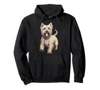 Memoriale per l'allevatore di Cuccioli di Cane Glen of Imaal Terrier Felpa con Cappuccio