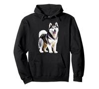 Memoriale per l'allevatore di Cuccioli di Cane Husky Siberiano Felpa con Cappuccio