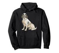 Memoriale per l'allevatore di Cuccioli di Cane Setter Inglese, Mamma e papà Felpa con Cappuccio
