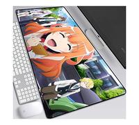 Memorie di plastica Tappetino per mouse anime 800x300mm, tappetini per mouse tastiera, tappetino per mouse da gioco professionale esteso XXL con base in gomma spessa 3mm, per PC, B