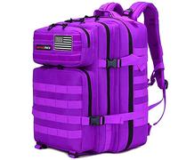 Memories 45L e 25L Zaino tattico Militare Impermeabile per Crossfit Caccia Escursionismo Palestra e Sport all'Aria Aperta.… (25L, Viola)