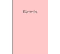 Memories: This diary is for anyone who wants to keep their experiences and memories in a safe place.
