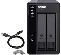 QNAP TR-002 contenitore di unità di archiviazione Box esterno HDD/SSD Nero 2.5/3.5"