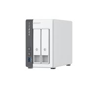 Memorizzazione in Rete NAS Qnap TS-216G Bianco Nero ARM Cortex-A55