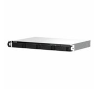 QNAP TS-464eU NAS Rack (1U) Intel® Celeron® N5095 8 GB DDR4 0 TB QNAP Turbo System Alluminio, Nero