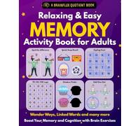Memory Activity Book for Adults: Large Print Brain Games, Fun Puzzles, and Mental Exercises for Enhanced Cognitive Function and Focus