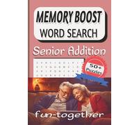 Memory Boost Word Seach: Enjoyable Word Search Vocabulary Exercises to Boost Memory, Stimulate the Mind, and Support Mental Well-Being