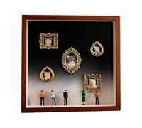 Memory Box Frame Kit | Keepsake Immersive Miniature Keepsake - Pet Photos Figurines Display Box Kit - for Bedside Dorm Bedroom Apartment Birthday Holiday Mother's Day