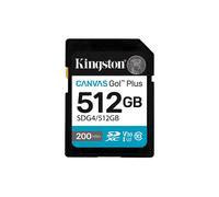 Kingston Technology 512GB SDXC Canvas Go Plus Gen4 200MB/s C10 UHS-I U3 V30 - Nouvo