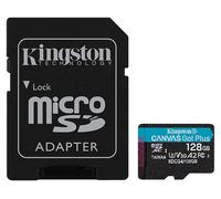 Kingston Canvas Go Plus microSDXC Scheda Di Memoria Gen4 200MB/s A2 U3 V30 128GB Adattatore Incluso-SDCG4/128GB