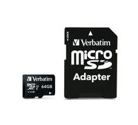 VERBATIM 47042 - Scheda di memoria MicroSDXC da 64 GB - Verbatim - Classe 10 - U3