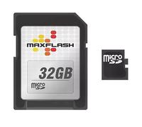 Memory Card Micro-SDHC 32Gb Classe 4 con Adattatore SD - Maxflash