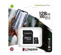 MEMORY CARD MICROSD 128GB UHS-I C10 KINGSTON CANVAS SELECT PLUS SDCS2/128GB