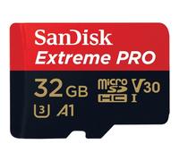 Memory Card microSDHC Sandisk Extreme Pro - 32GB - C10, U3, A1 - Fino a 100/90MBps - Adaptateur SD NEW