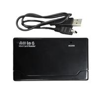 Memory Card Reader for Computer, USB Camera, 2,72 x 1,5 x 0,43 pollici Sei slot portatile Adapter for Drives, File Transfer, Laptop Expansion and Travel Photography