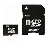 Memory Card Scheda Micro-SD 8Gb con Adattatore
