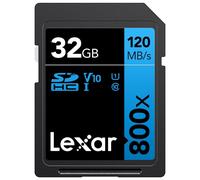 Memory Card SD(SDHC) 32GB Lexar C.10 UHS-1 800X 120MB/s (Videocamere Fotocamere)