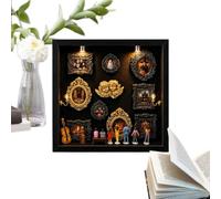Memory Display Shadow Case Con Figure Incluse, Facile Installazione