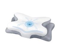 Memory Foam Letto - Per Chi Dorme su Fianco e Schiena - Supporto Morbido Cervicale con Lento Ritorno per Viaggio Casa Campeggio Divano
