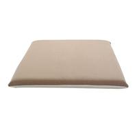 Memory Foam Seat Cushion - Soft Washable Non-Slip Chair Pad for Office Living Room Kitchen - Meditation Pillow - Camel Color - 50x50cm (20x20 Inches)