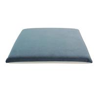 Memory Foam Seat Cushion Soft Washable Non-Slip Chair Pad Meditation Pillow for Office Living Room Kitchen - Blue 18x18 Inches (45x45 cm)