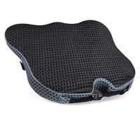 Memory Foam Wedge Seat Cushion Black SUV Truck Tractor | Driver Passenger Improve Vision Posture Hip Pain Mesh Cover Non-Slip Ergonomic(Black)
