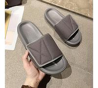 Memory Foam Wide Shoes,Diabete piedi pantofole, dimensioni regolabili recupero scarpe-grigio_37,Indoor Diabetic Slip Calzature