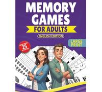Memory Games for Adults: Cognitive Stimulation with Word Searches, Crosswords, Sudokus, and More Large-Print Puzzles and Activities - English Edition