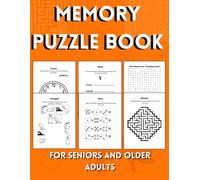 Memory games for seniors, puzzle book for older adults with dementia, sudoku, wordsearch, memory games, cross, mazes and more: activity book for ... writing, memory, and fine motor skills.
