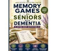 Memory Games for Seniors with Dementia: Extra Easy Activities | Large Print | Calm Cognitive Stimulation for Seniors