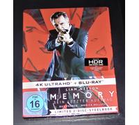 Memory Il Suo Ultimo Ordine Steelbook Limitato 4K UHD Blu Ray + Blu Ray Nuovo