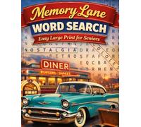 Memory Lane Word Search: Easy Large Print for Seniors