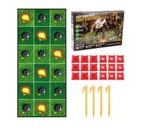 Memory Mat Game Attività Interattiva di Allenamento all'Osservazione | Memory Tappetino Feste Interni Esterni Per Adulti Famiglie Studenti Giochi Soggiorno Cortile