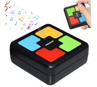Memory Matching Game Button Battery-Powered Light-Up Kids Memory Game with Music Focus & Motor Skills Enhance Educational for Kids Ages 4-8