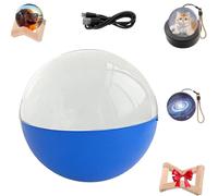 Memory Orb Custom Video Sphere, WiFi Core Memory Orbs, Crystal Ball Video Player, 2.7in 3D Crystal Ball Personalized Display, Uploadable Videos & Photos, for Anniversary Xmas (Blue,wifi)