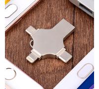 Memory Stick multi-dispositivo, unità flash USB 4 in 1 da 32 GB che garantisce un'ampia compatibilità e un trasferimento dati veloce per una