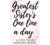 Memorylane Press Greatest Sister's One Line a Day (Tascabile)