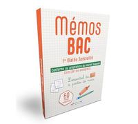 Mémos Bac 1re Maths Spécialité: L'essentiel à portée de main !