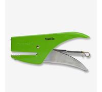 Memotak Cucitrice per ufficio, casa, studio, a mano 64 spilla fino a 12 Fogli - PERSONALIZZABILE CON LOGO O NOME, laserato- Idea Regalo Ufficio (Verde)