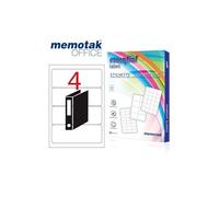 MEMOTAK ETICHETTE AUTOADESIVE A4 190X61 400PZ (12062)**PUOI PAGARE ANCHE ALLA CONSEGNA!!!**