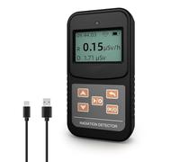 Memows Contatore Geiger Rilevatore di Radiazioni Nucleari Contatore Geiger Portatile Geiger Counter con Display LCD Dosimetro Radiazioni Personale Misuratore di Radiazioni Rilevare Raggi X Beta Gamma