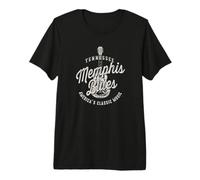 Memphis Blues Music USA - Chitarra Vintage Maglietta Premium
