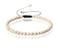 Memphis No.1 Bracciale - 4 mm White Fossil