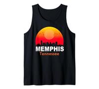 Memphis Tennessee Vintage Sunset Retro City State USA Canotta