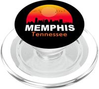 Memphis Tennessee Vintage Sunset Retro City State USA PopSockets PopGrip per MagSafe
